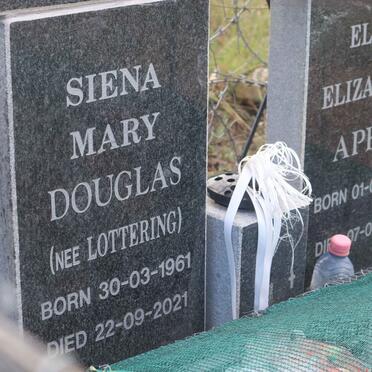 APRIL Elsie Elizabeth 1929-1991 :: DOUGLAS Siena Mary nee LOTTERING 1961-2021