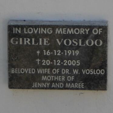 VOSLOO Girlie 1919-2005