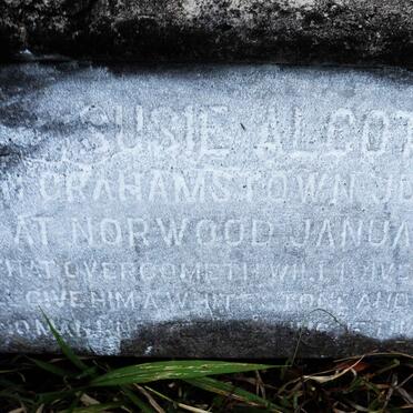 ALCOTT Susie 180?-1886