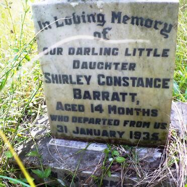 BARRATT Shirley Constance -1935