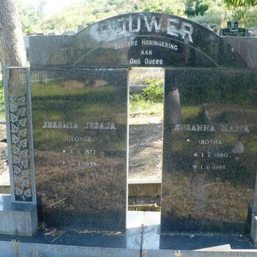 BOUWER Jeremia Jesaja 1872-1939 &amp; Susanna Maria BOTHA 1880-1969