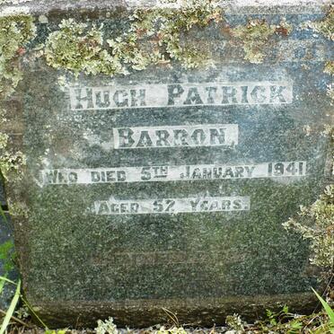 BARRON Hugh Patrick -1941