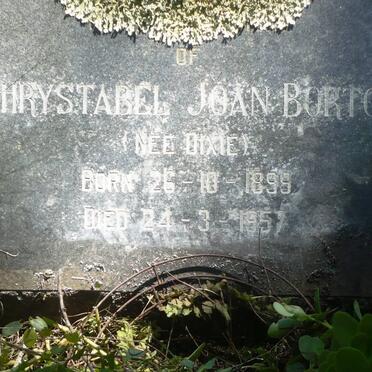 BORTON Chrystabel Joan nee DIXIE 1899-1957