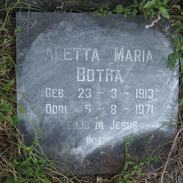 BOTHA Aletta Maria 1913-1971