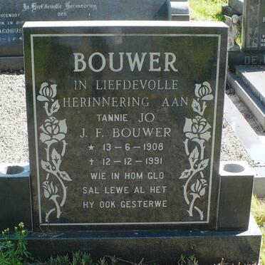 BOUWER J.F. 1908-1991