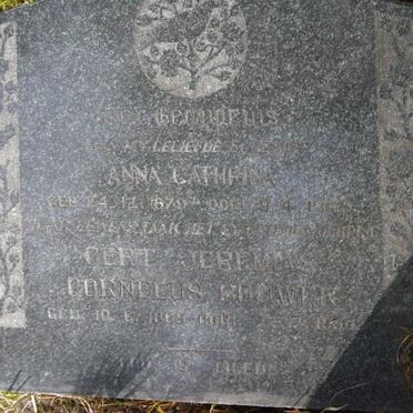 BOUWER Gert Jeremias Cornelus 1869-1950 &amp; Anna Cathrina 1879-1945