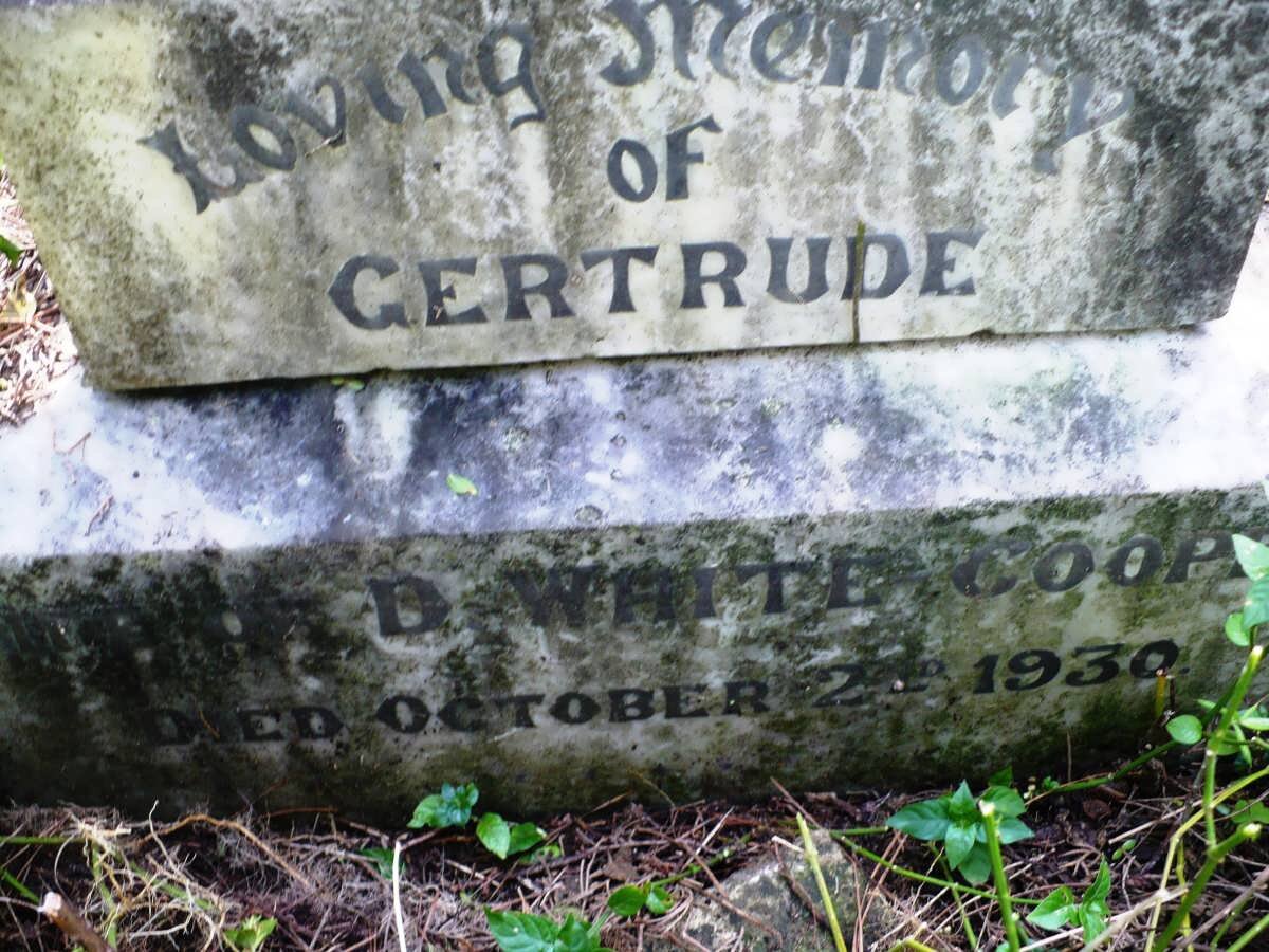 COOPER Gertrude, White  -1930