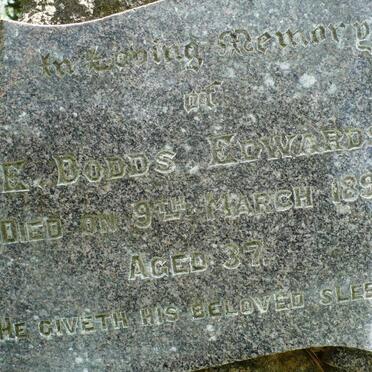 DODDS E., Edwards -1899