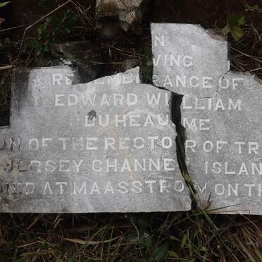 DUHEAUME Edward William -1888