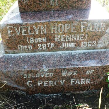 FARR Evelyn Hope nee RENNIE -1963