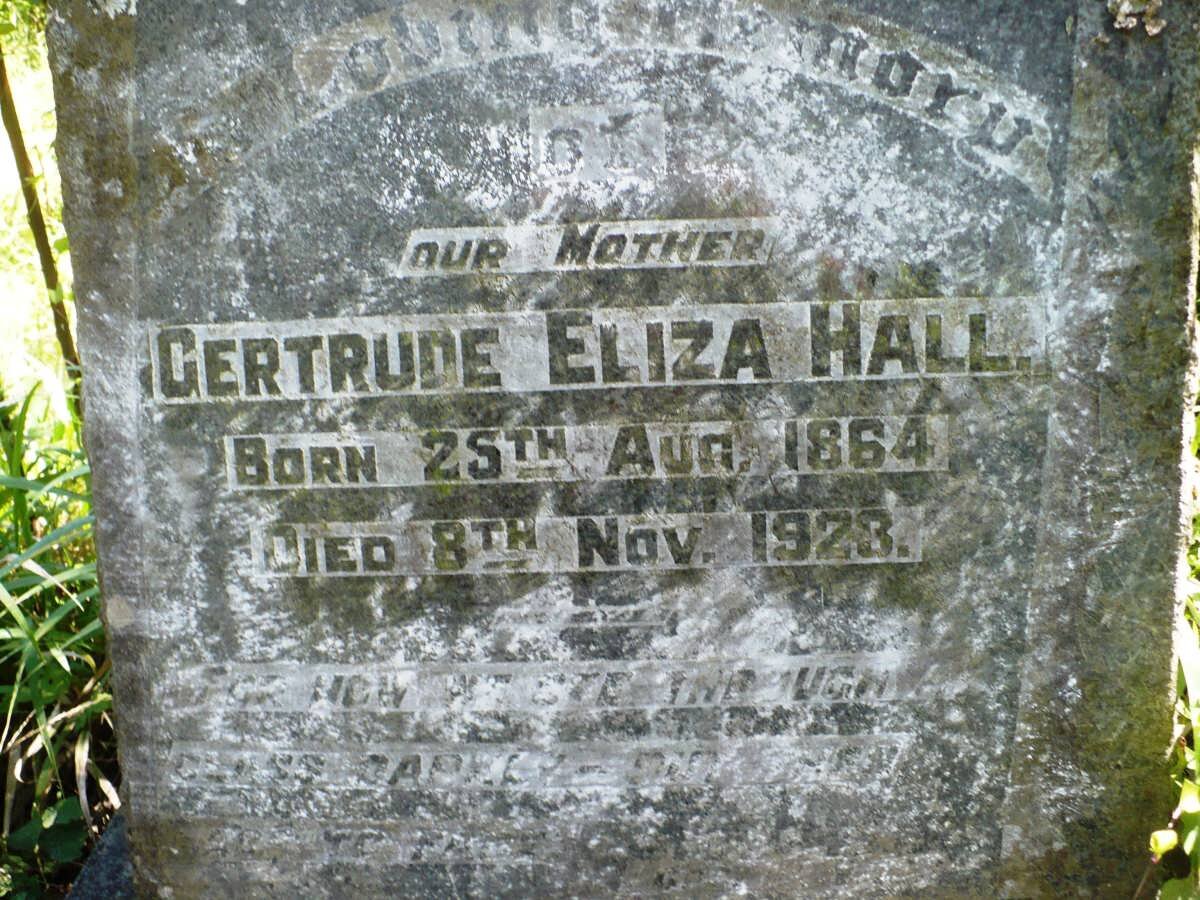 HALL Gertrude Eliza 1864-1923