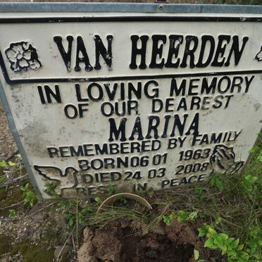 HEERDEN Marina, van 1963-2008