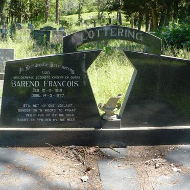 LOTTERING Barend Francois 1931-1977