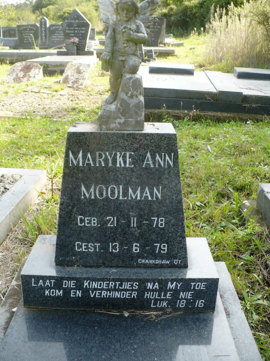 MOOLMAN Maryke Ann 1978-1979