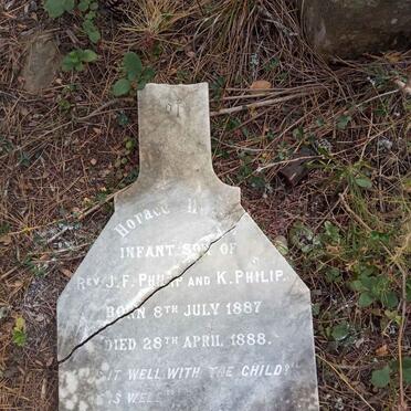 PHILIP Horace Henry 1887-1888