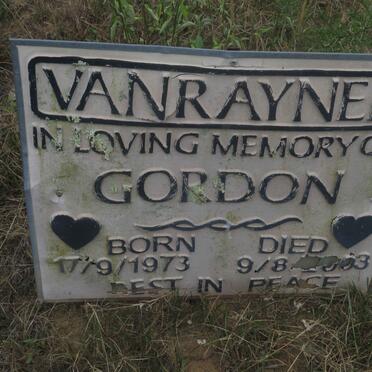 RAYNER Gordon, van 1973-2003