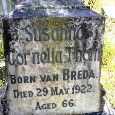 THOM Cornelia nee VAN BREDA -1922