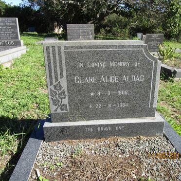 ALDAG Clare Alice 1908-1984