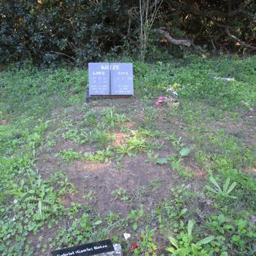 KOTZE Gabriel 1925-1997 &amp; Dana 1926-