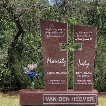 HEEVER Daniel Mauritz, van den 1933-2019 &amp; Judith Maria BOTHA 1939-2019