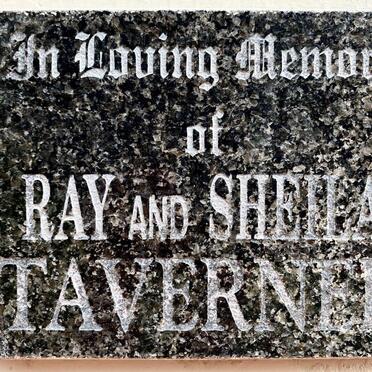 TAVERNER Ray &amp; Sheila