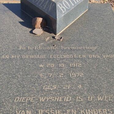 BOTHA Johan 1912-1972