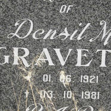 GRAVETT Densil M. 1921-1981
