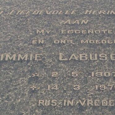 LABUSCAGNE Mimmie 1907-1978