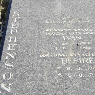 STEPHENSON Ivan 1924-1992 &amp; Desire 1934-2005