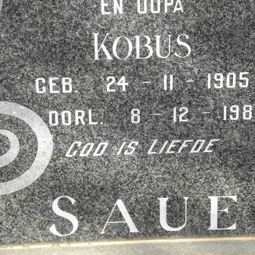 SAUER Kobus 1905-1981