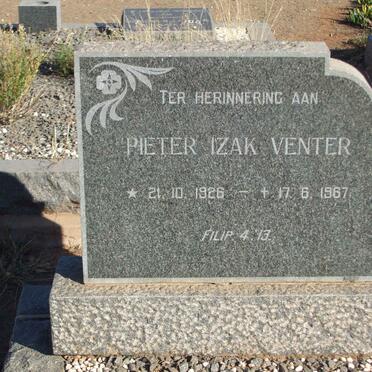 VENTER Pieter Izak 1926-1967