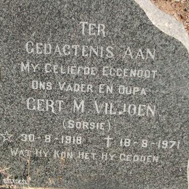 VILJOEN Gert M. 1918-1971