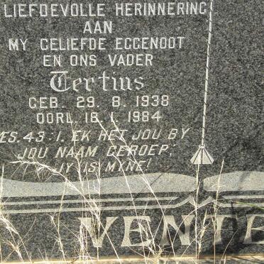 VENTER Tertius 1938-1984
