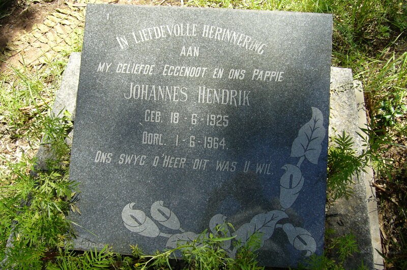 ? Johannes Hendrik 1925-1964
