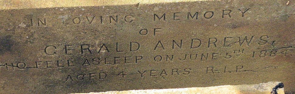 ANDREWS Gerald -1884
