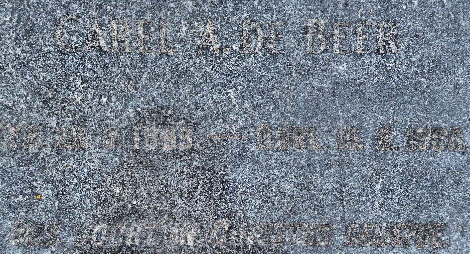 BEER Carel A., de 1899-1956