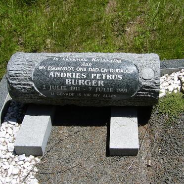 BURGER Andries Petrus 1911-1991