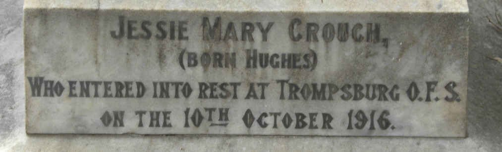 CROUCH Jessie Mary nee HUGHES -1916
