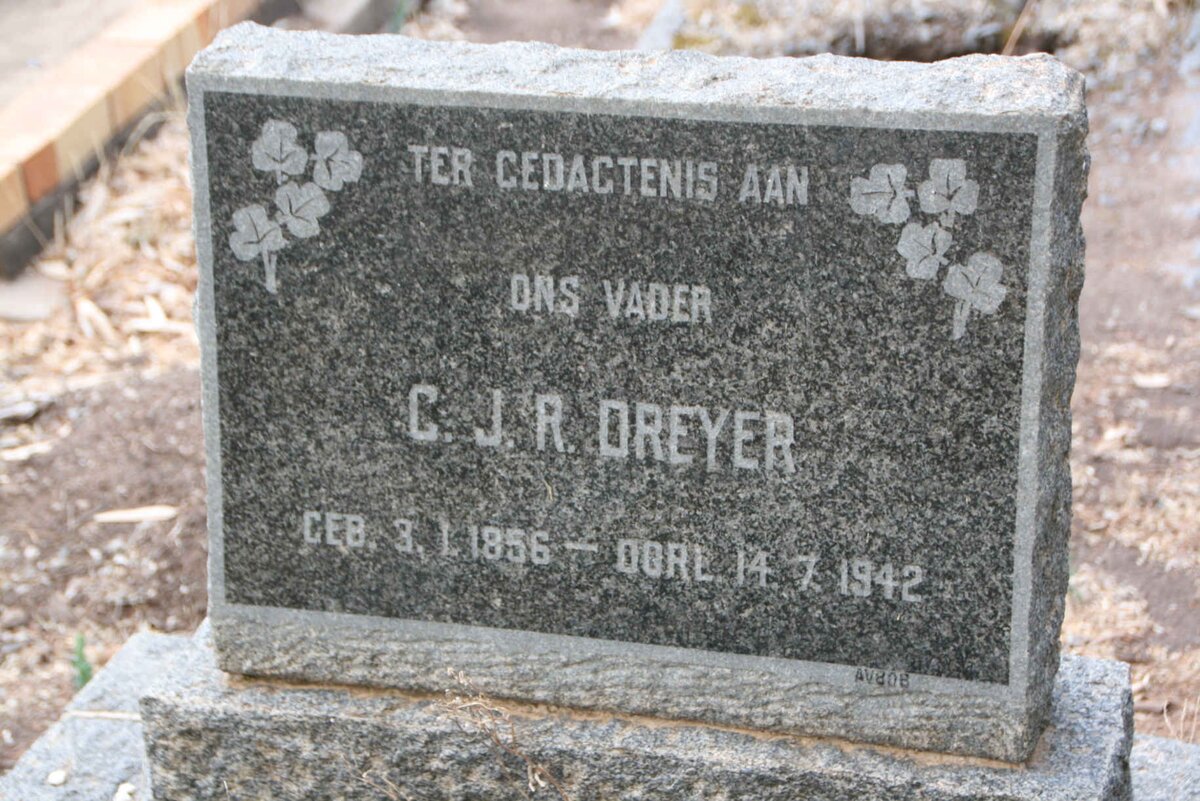 DREYER C.J.R. 1856-1942
