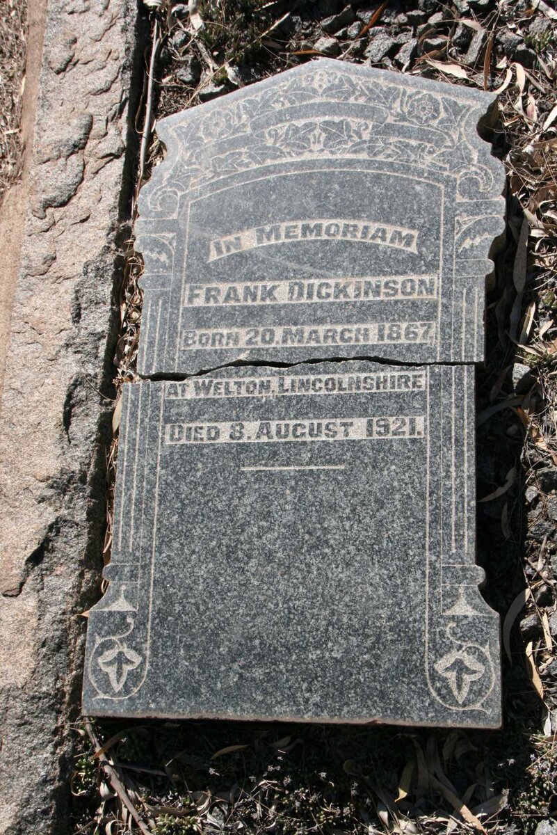 DICKINSON Frank 1867-1921