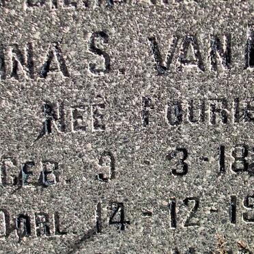 EDEN Anna S.,v nee FOURIE 1884-1924