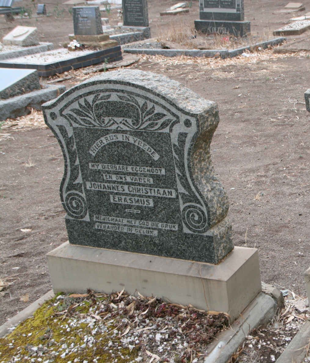 ERASMUS Johannes Christiaan 