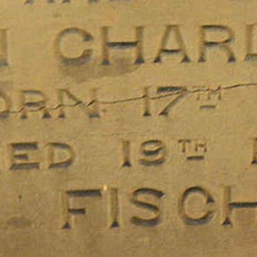 FISCHER John Charles Henry 1884-1886