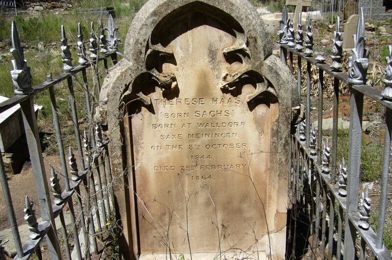 HAAS Therese nee SACHS 1844-1864