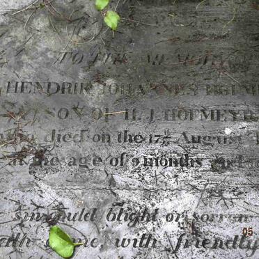 HOFMEYR Hendrik Johannes -1864