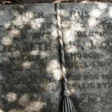 JACOBS Elizabeth J.A. nee HOUGH 1888-1937