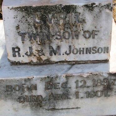 JOHNSON Cyril 1897-1901