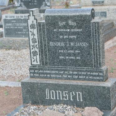 JANSEN Hendrik J.M. 1904-1951