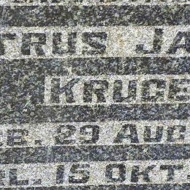 KRUGER Petrus Jacobus 1866-1943