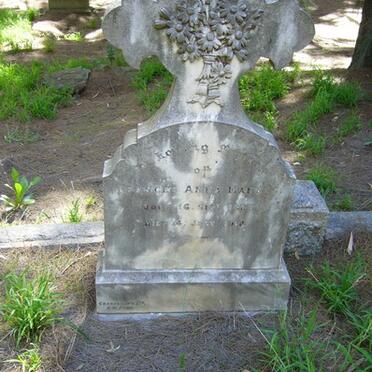 MANN Frances Ann 1885-1912